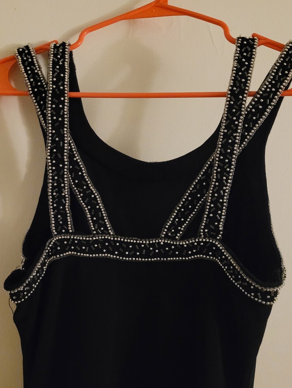 Vintage Beaded Gala Maxi Dress, size 10